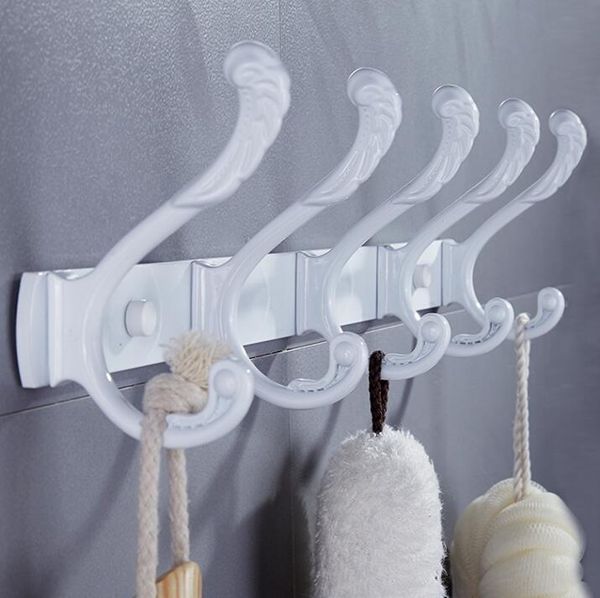white mental towel bar with robe hooks wall mount bathroom accessories towel rack shelf wall hook kitchen hook rack
white mental towel bar with robe hooks wall mount bathroom accessories towel rack shelf wall hook kitchen hook rack