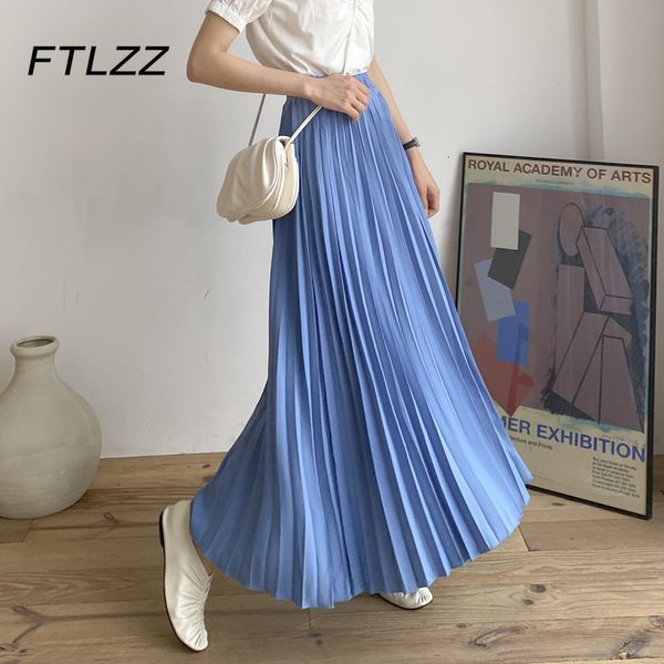 women vintage pleated new 2021 summer high waist irregular chiffon long skirts ladies elegant skirt ylt9, Black
women vintage pleated new 2021 summer high waist irregular chiffon long skirts ladies elegant skirt ylt9, Black