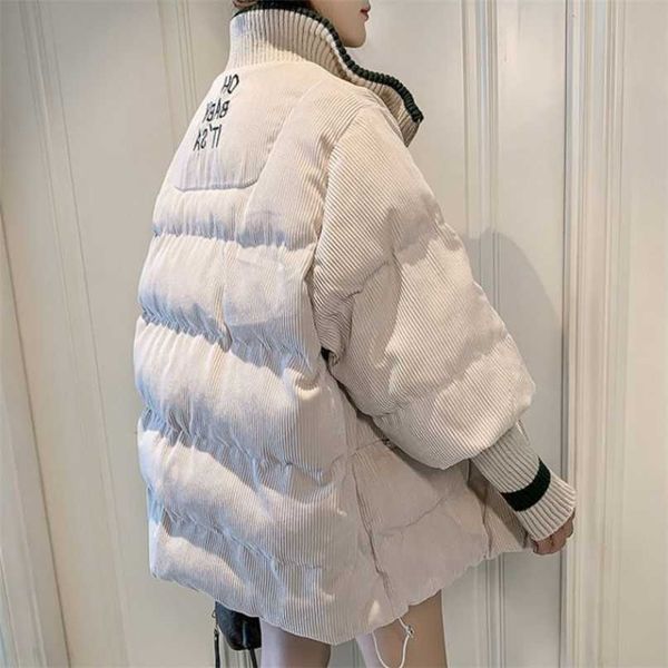 winter woman jacket corduroy padded coat lady parka loose student bread clothing thick outerwear 211216, Black
winter woman jacket corduroy padded coat lady parka loose student bread clothing thick outerwear 211216, Black
