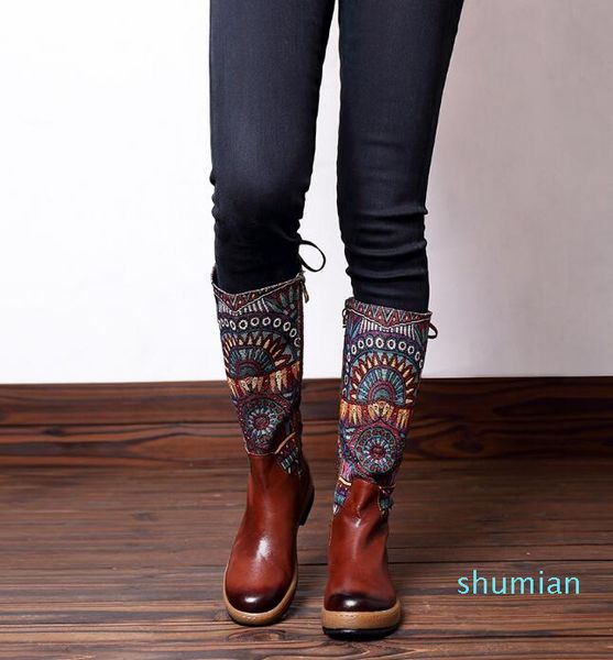 2019 winter fall woman genuine leather stitching hit color kitten heel women's boots martin knee cowskin boots women shoes eur36-42, Black
2019 winter fall woman genuine leather stitching hit color kitten heel women's boots martin knee cowskin boots women shoes eur36-42, Black