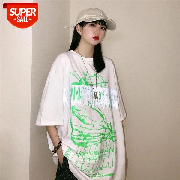 streetwear hip hop printed t shirt women clothes tshirt loose streetwear personality plus size t-shirt trend summer new #1c5f, White
streetwear hip hop printed t shirt women clothes tshirt loose streetwear personality plus size t-shirt trend summer new #1c5f, White