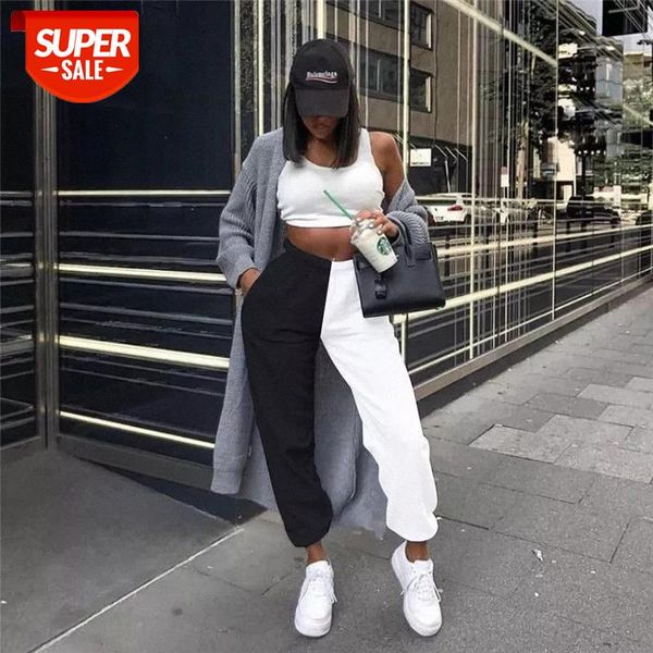 casual pants female loose high waist harem pants street personality cool black and white panelled color patchwork beam foot pant #mn0x, Black;white
casual pants female loose high waist harem pants street personality cool black and white panelled color patchwork beam foot pant #mn0x, Black;white