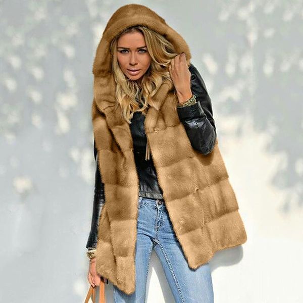 women's vests winter warm hooded fashion sleeveless plush waistcoat faux-fur hoodie coat outwear elegant, Black;white
women's vests winter warm hooded fashion sleeveless plush waistcoat faux-fur hoodie coat outwear elegant, Black;white