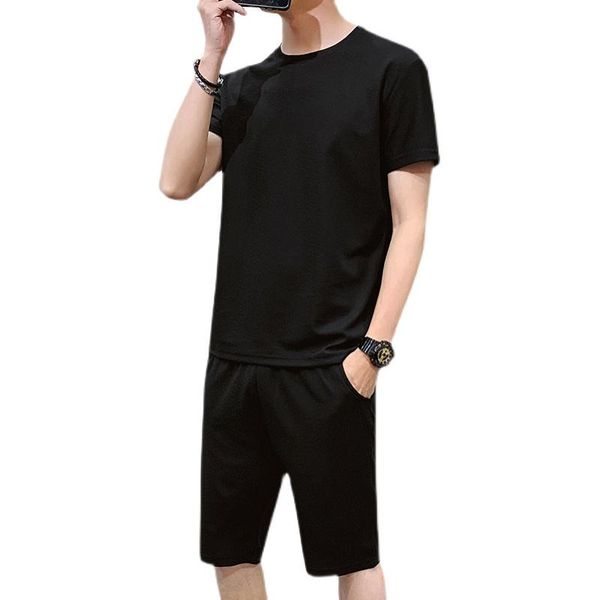 men's tracksuits summer casual plus size sportswear short sleeves + shorts two-piece suit men, Gray
men's tracksuits summer casual plus size sportswear short sleeves + shorts two-piece suit men, Gray