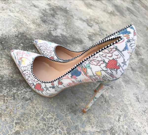 dress shoes elegant single 12cm high heel ladies party white brand fashion high-heeled exquisite printing thin heels rubber, Black
dress shoes elegant single 12cm high heel ladies party white brand fashion high-heeled exquisite printing thin heels rubber, Black