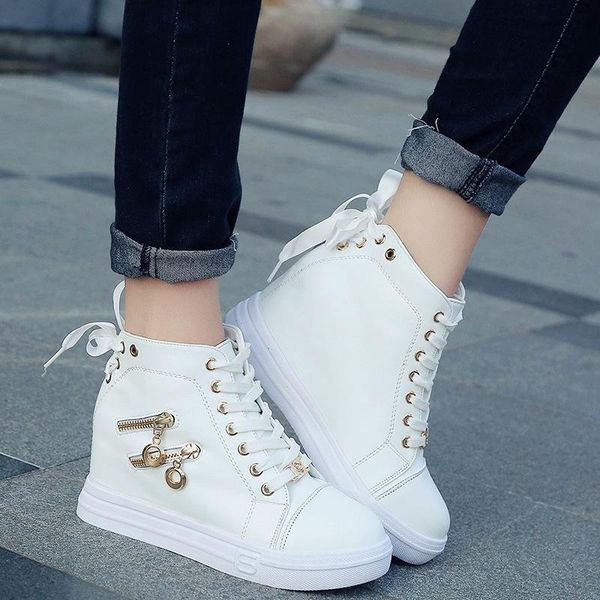 dress shoes women wedge platform rubber brogue leather lace up high heel 6cm pointed toe increasing creepers white sneakers zipper, Black
dress shoes women wedge platform rubber brogue leather lace up high heel 6cm pointed toe increasing creepers white sneakers zipper, Black