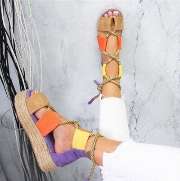 2019 summer women flat sandals rope lace up female beach shoes wedge shoes high heel comfortable platform sandals 9.19 j7wn#, Black
2019 summer women flat sandals rope lace up female beach shoes wedge shoes high heel comfortable platform sandals 9.19 j7wn#, Black