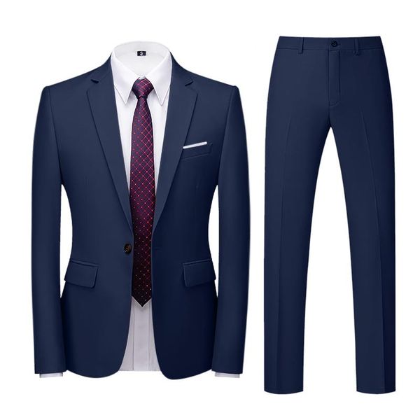 men's tracksuits formal men 2 piece suits wedding stage suit slim fit solid color one-button blazer pants marriage tuxedo male business, Gray
men's tracksuits formal men 2 piece suits wedding stage suit slim fit solid color one-button blazer pants marriage tuxedo male business, Gray