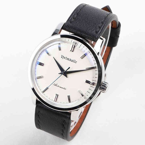 heimdallr luxury white dial classical mineral glass miyota 8215 automatic movement men's mechanical watch, Slivery;brown
heimdallr luxury white dial classical mineral glass miyota 8215 automatic movement men's mechanical watch, Slivery;brown