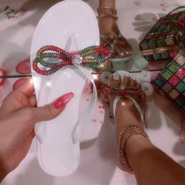 slippers luxury bling diamonds bow-tie women flip flops indoor sandals flat heel slides shoes open round toe, Black
slippers luxury bling diamonds bow-tie women flip flops indoor sandals flat heel slides shoes open round toe, Black