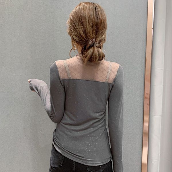 2021 spring fall korean style t-shirt girls vogue shiny butterfly diamonds patchwork mesh women all match tees new t11605a jjxn, White
2021 spring fall korean style t-shirt girls vogue shiny butterfly diamonds patchwork mesh women all match tees new t11605a jjxn, White
