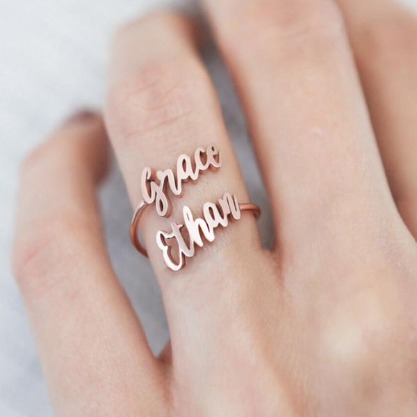 double name rings custom two name rings baby names couples names mom personalized ring mother daughter rings family ring, Silver
double name rings custom two name rings baby names couples names mom personalized ring mother daughter rings family ring, Silver