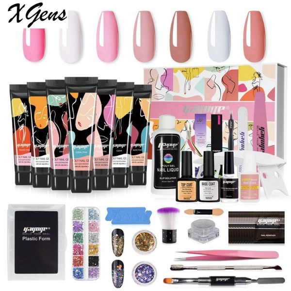 nail art kits xgens poly extention gel led lamp dryer set with 7pcs crystal uv kit soak off manicure tool for gift
nail art kits xgens poly extention gel led lamp dryer set with 7pcs crystal uv kit soak off manicure tool for gift