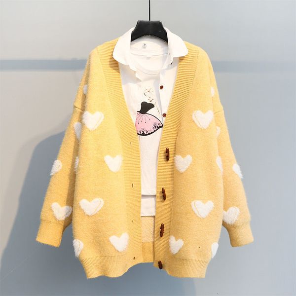 2021 new heart pattern harajuku women clothes autumn winter streetwear jacket pull femme hiver christmas sweater cardigan tnjo, White;black
2021 new heart pattern harajuku women clothes autumn winter streetwear jacket pull femme hiver christmas sweater cardigan tnjo, White;black
