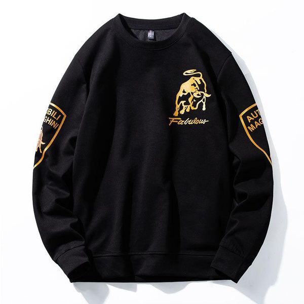 men's hoodies & sweatshirts sweatshirt mens thin loose printed cow letter pullover sports hiphop streetwear o-neck long sleeve coat ma, Black
men's hoodies & sweatshirts sweatshirt mens thin loose printed cow letter pullover sports hiphop streetwear o-neck long sleeve coat ma, Black