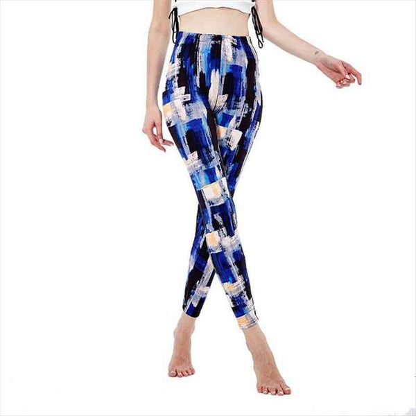 high waist graffiti style slim womens leggings stretch trouser workout ink stripe grid leopard rose star pattern gym pants, Black
high waist graffiti style slim womens leggings stretch trouser workout ink stripe grid leopard rose star pattern gym pants, Black