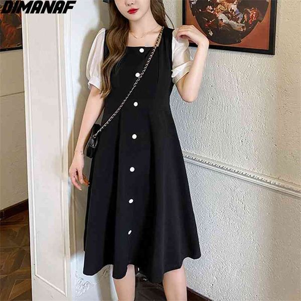 plus size dress women party french button summer retro belt korea loose vintage evening black casual 4xl 210531, Black;gray
plus size dress women party french button summer retro belt korea loose vintage evening black casual 4xl 210531, Black;gray