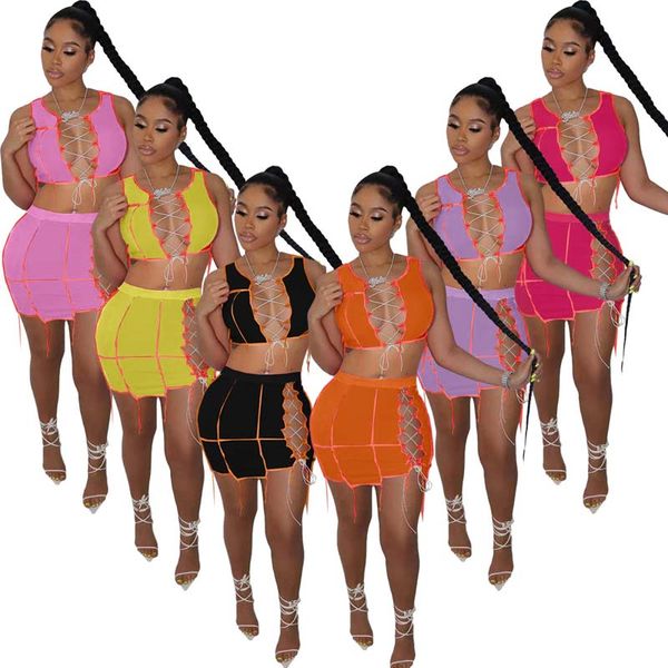 women two piece dress bandage summer shorts beach clothing sleeveless skirt night club wear crop mini skirts dresses suit, White
women two piece dress bandage summer shorts beach clothing sleeveless skirt night club wear crop mini skirts dresses suit, White