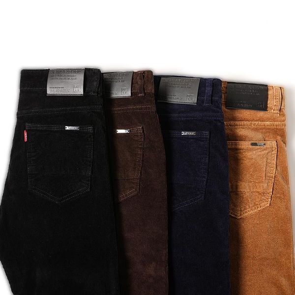 men's pants autumn winter men corduroy casual fashion shopping style stretch loose male trousers regular 4 color, Black
men's pants autumn winter men corduroy casual fashion shopping style stretch loose male trousers regular 4 color, Black