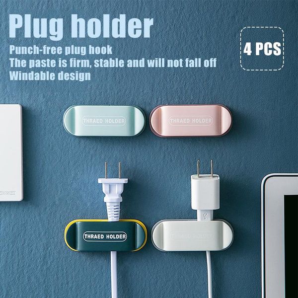 hooks & rails 4 pack plug cable holder clips punch-power hook electrical wire socket storage hanger frrg
hooks & rails 4 pack plug cable holder clips punch-power hook electrical wire socket storage hanger frrg