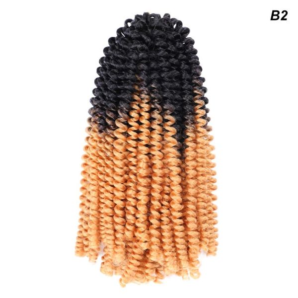 spring twist crochet braiding hair 8 inch bomb spring twist hair extensions 100g/pcs for women bs33, Black
spring twist crochet braiding hair 8 inch bomb spring twist hair extensions 100g/pcs for women bs33, Black