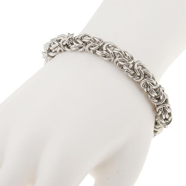 charm bracelets men's silver color cuff lobster wrist stainless steel byzantine bracelet chain link 7mm fashion jewelry 1piece, Golden;silver
charm bracelets men's silver color cuff lobster wrist stainless steel byzantine bracelet chain link 7mm fashion jewelry 1piece, Golden;silver