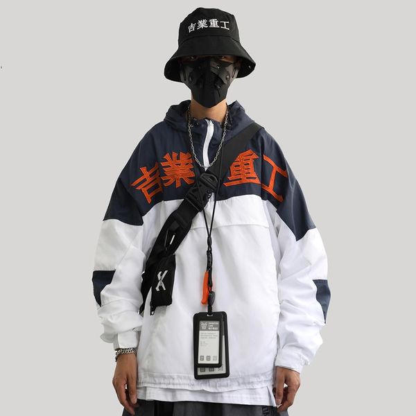 patchwork color block cargo jackets streetwear tactical function pullover autumn hoody windbreaker coats kg-143, Black;brown
patchwork color block cargo jackets streetwear tactical function pullover autumn hoody windbreaker coats kg-143, Black;brown