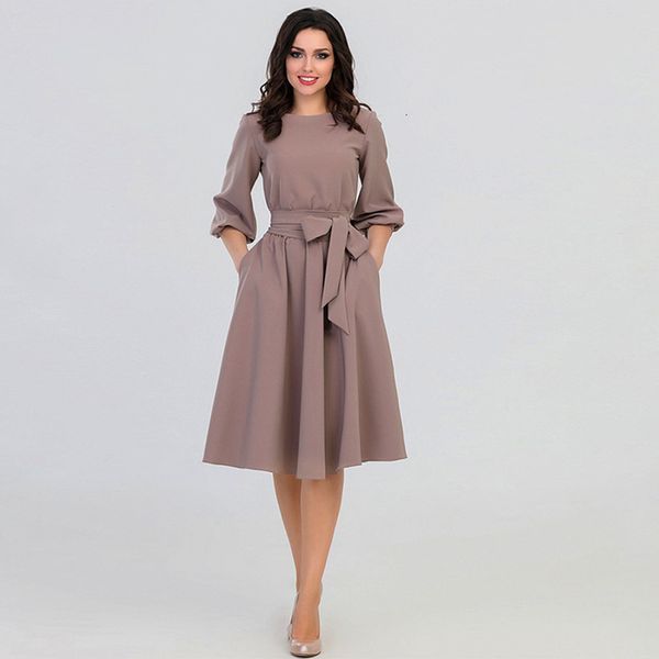 2021 new summer autumn solid color high waist a line ladies midi es casual sleeve vintage women fqo4, Black;gray
2021 new summer autumn solid color high waist a line ladies midi es casual sleeve vintage women fqo4, Black;gray