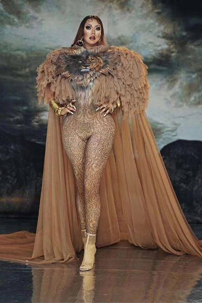 lion king printing elasticity jumpsuit nightclub bodycon costumes party 8sm2, Black
lion king printing elasticity jumpsuit nightclub bodycon costumes party 8sm2, Black