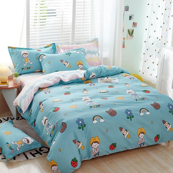 bedding sets 100% cotton duvet cover + pillowcase blue boy quilt bed linens no sheet single king hometextile
bedding sets 100% cotton duvet cover + pillowcase blue boy quilt bed linens no sheet single king hometextile