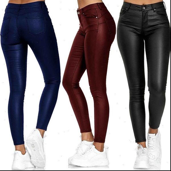 2020 new product high waist pocket skinny solid color pu leather pants small foot pants women trousers plus size 2xl 3xl, Black;white
2020 new product high waist pocket skinny solid color pu leather pants small foot pants women trousers plus size 2xl 3xl, Black;white
