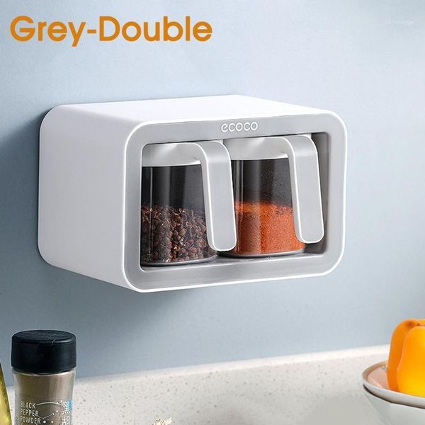 storage bottles & jars clear seasoning box wall mounted spice rack condiment container set with spoons for salt sugar pepper
storage bottles & jars clear seasoning box wall mounted spice rack condiment container set with spoons for salt sugar pepper