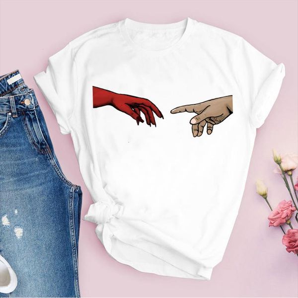 graphic aesthetic hand cute womens fashion 90s summer autumn print lady tees clothing female t shirt, White
graphic aesthetic hand cute womens fashion 90s summer autumn print lady tees clothing female t shirt, White