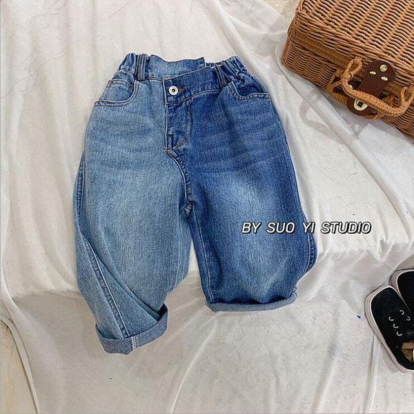 2021 new arrival girls denim patchwork long pants spring fashion kids jean pants 3-8 years yl506, Blue
2021 new arrival girls denim patchwork long pants spring fashion kids jean pants 3-8 years yl506, Blue