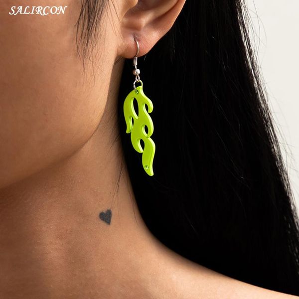 dangle & chandelier salircon goth fire flame earring pendant for women jewelry punk cute green pink hanging earrings korean style gothic acc, Silver
dangle & chandelier salircon goth fire flame earring pendant for women jewelry punk cute green pink hanging earrings korean style gothic acc, Silver