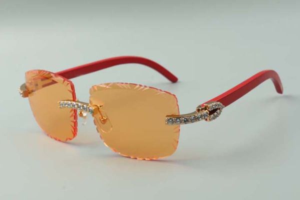 2021 unique designers sunglasses 3524023 xl diamond cuts lens natural red wood temples glasses, size: 58-18-135mm, White;black
2021 unique designers sunglasses 3524023 xl diamond cuts lens natural red wood temples glasses, size: 58-18-135mm, White;black