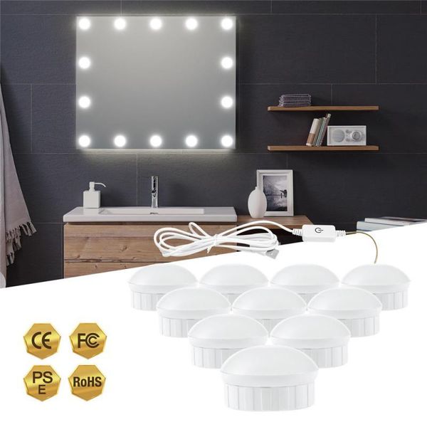 led professional makeup mirror light full backlit mirror usb dimmble table light hollywood vanity lights wall lamps
led professional makeup mirror light full backlit mirror usb dimmble table light hollywood vanity lights wall lamps