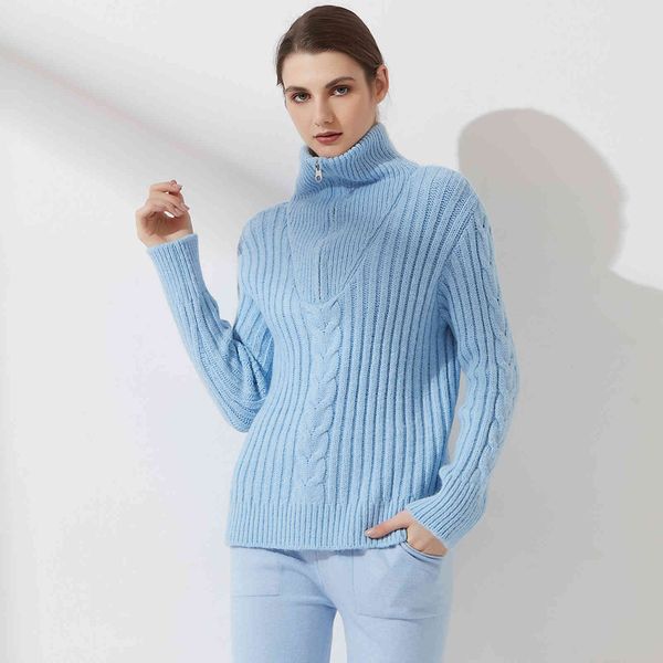 women's sweaters wixra mulheres zÃper gola alta camisola outono inverno grosso manga longa solta puxar jumper feminino básico clássico, White;black
women's sweaters wixra mulheres zÃper gola alta camisola outono inverno grosso manga longa solta puxar jumper feminino básico clássico, White;black