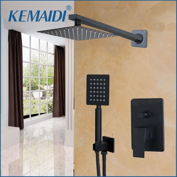 kemaidi bathroom shower faucets sets matte black wall mounted rainfall faucet sets solid brass hand shower mixer
kemaidi bathroom shower faucets sets matte black wall mounted rainfall faucet sets solid brass hand shower mixer