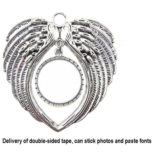 sublimation blank christmas ornament diy angel wing xmas pendant decorations zzc3307, Silver
sublimation blank christmas ornament diy angel wing xmas pendant decorations zzc3307, Silver