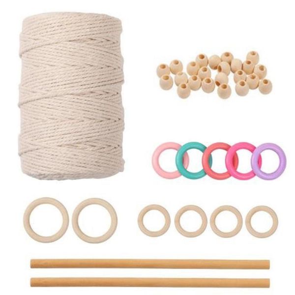 rope diy crafts plant hanger with rings beads and wooden sticks wall-hanging curtain decor table runner
rope diy crafts plant hanger with rings beads and wooden sticks wall-hanging curtain decor table runner