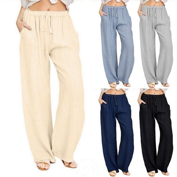 women's pants & capris 2021 casual solid color cotton linen long straight harajuku high waist with belt wide leg trousers, Black;white
women's pants & capris 2021 casual solid color cotton linen long straight harajuku high waist with belt wide leg trousers, Black;white