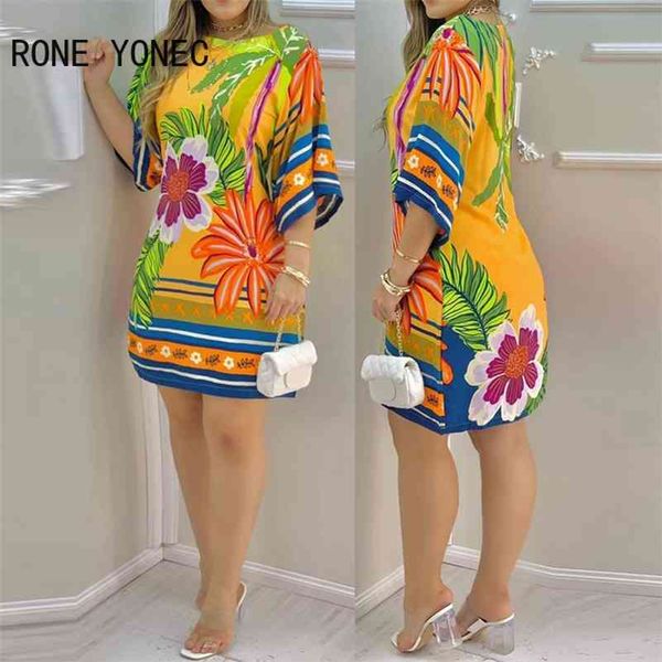 women elegant dress tropical print half sleeve casual dress summer dress 210630, Black;gray
women elegant dress tropical print half sleeve casual dress summer dress 210630, Black;gray