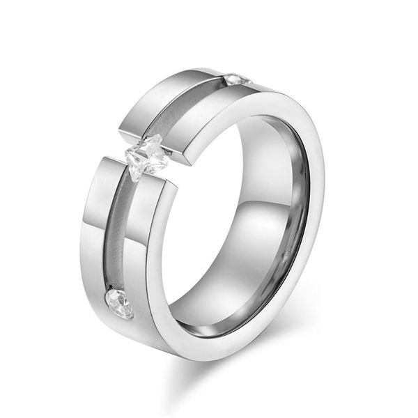 wedding rings 8mm stainless steel 2021 style cnc inlaid cubic zirconia engagement bands for women jewerly gift, Slivery;golden
wedding rings 8mm stainless steel 2021 style cnc inlaid cubic zirconia engagement bands for women jewerly gift, Slivery;golden
