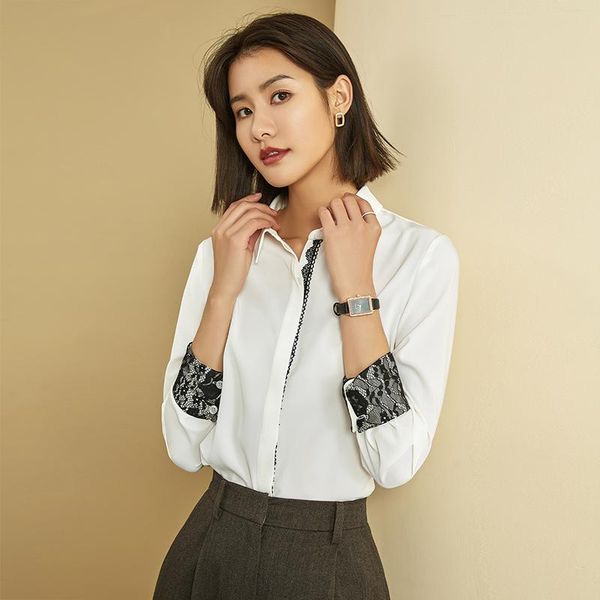 women's knits & tees shirt design sense non-mainstream 2021 early spring elegant french professional loose chiffon long sleeve, White
women's knits & tees shirt design sense non-mainstream 2021 early spring elegant french professional loose chiffon long sleeve, White