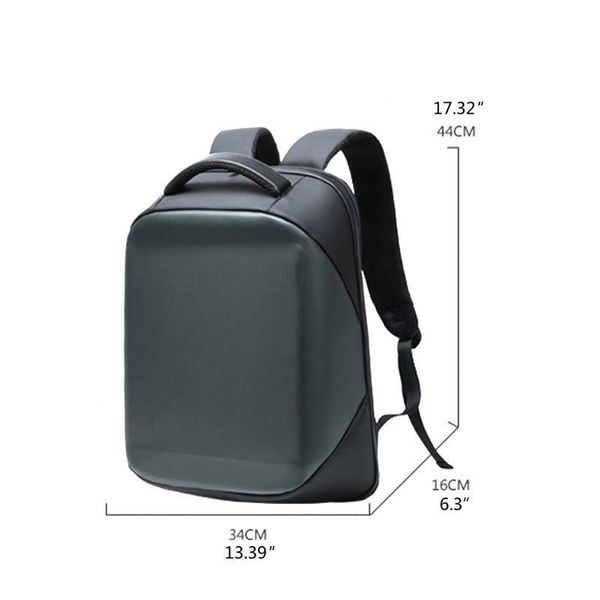 backpack smartled screen black customizable lapwith app 6xda 
backpack smartled screen black customizable lapwith app 6xda