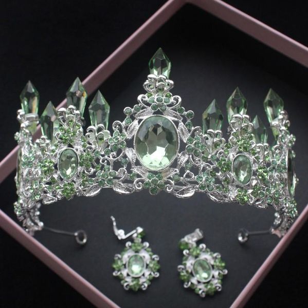 hair clips & barrettes luxury green bridal crowns handmade tiara bride headband crystal wedding diadem queen crown accessories, Golden;silver
hair clips & barrettes luxury green bridal crowns handmade tiara bride headband crystal wedding diadem queen crown accessories, Golden;silver