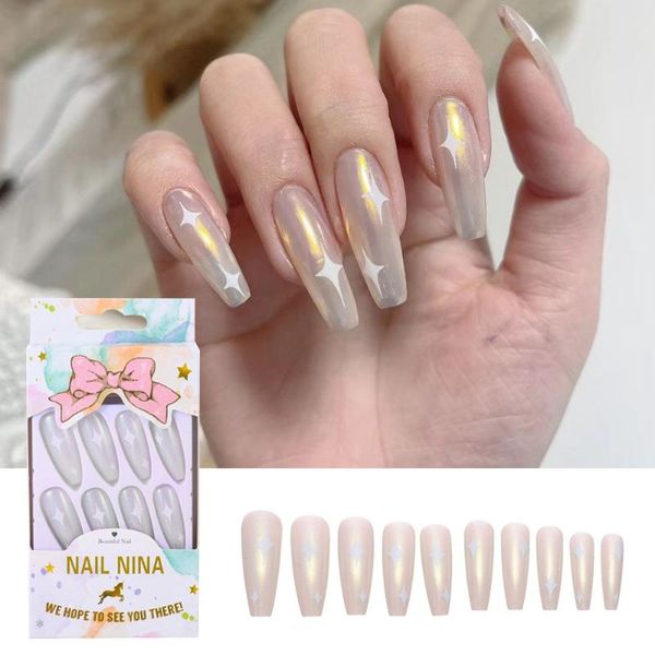 false nails 24pcs beauty stars full cover long paragraph jelly gum fashion art tips, Red;gold
false nails 24pcs beauty stars full cover long paragraph jelly gum fashion art tips, Red;gold