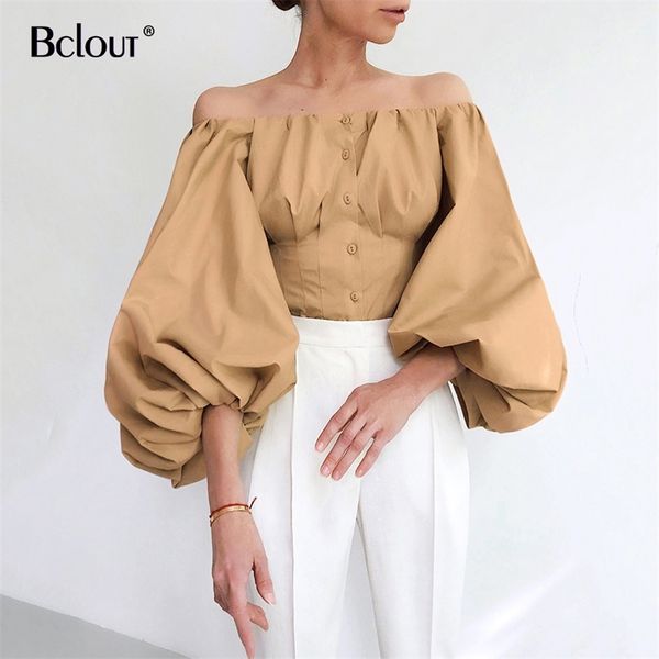 bclout off shoulder elegent women blouse vintage button latern sleeve office shirts blouses lady summer female 210308, White
bclout off shoulder elegent women blouse vintage button latern sleeve office shirts blouses lady summer female 210308, White