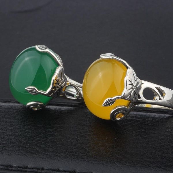 cluster rings the silver wholesale retro fashion s925 pure ornaments black tiger lotus chalcedony female money opening ring, Golden;silver
cluster rings the silver wholesale retro fashion s925 pure ornaments black tiger lotus chalcedony female money opening ring, Golden;silver